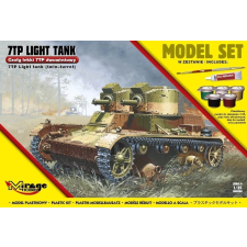  7TP lengyel könnyű tank modell készlet makett