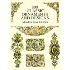 800 Classic Ornaments and Designs – Ernst Gunther idegen nyelvű könyv