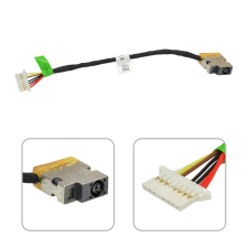  813945-001 gyári új DC-tápcsatlakozó + kábel laptop alkatrész