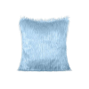  818 szőrme hatású párnahuzat Kék 55x55 cm
