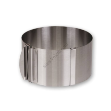  8,5 cm magas 16-30 cm között állítható tortakarika konyhai eszköz