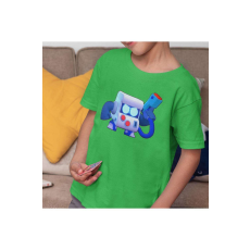  8-bit egyedi mintás gyerek póló