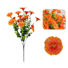  8 darab élénk narancssárga művirág csokor – NF3249851 dekoráció