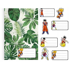 8db matricák - DRAGON BALL játék minták + ingyenes ajándék matrica