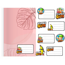 8db matricák - STUMBLE GUYS TALE CHARAKTER DESIGNS matrica