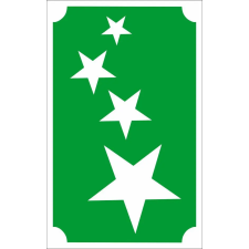  8x5 cm-es Csillámtetoválás sablon - Csillagok 89 csillámtetoválás