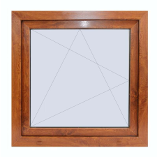 90×90 cm aranytölgy színű bukó-nyíló ablak nyílászáró