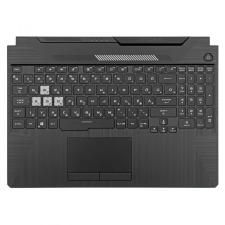  90NR03U1-R32HU0 gyári új fekete magyar RGB háttérvilágításos laptop billentyűzet + felső fedél laptop alkatrész