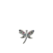 925 ezüst szitakötő bross cirkóniával bross