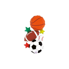 94 cm-es Multi sport fólia lufi party kellék