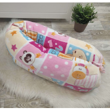 9 Hónap - #Szoptatós párna plüss huzattal - Patchwork kismama párna