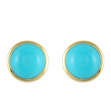 9 Karátos Arany Fülbevaló Csipkerózsika Türkizzel, PCY10881 fülbevaló