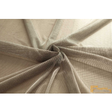  (9 szín) Aster hálókötésú natúr hatású fényáteresztő függöny-15 Kávébarna lakástextília