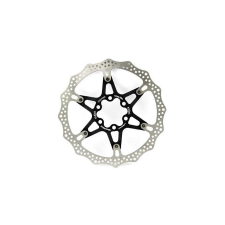 A2Z ATD alu küllős féktárcsa, 6 csavaros, 160 mm, fekete kerékpár fék