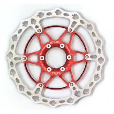 A2Z Teppan Yaki SPV CenterLock féktárcsa [piros pikk, 160 mm] kerékpáros kerékpár és kerékpáros felszerelés