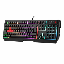A4Tech Bloody B140N RGB Vezetékes Billentyűzet Angol (US) - Fekete (A4TKLA47114) billentyűzet