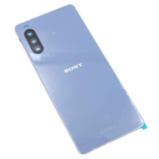 A5040376A Gyári akkufedél hátlap - burkolati elem Sony Xperia 10 III, kék mobiltelefon, tablet alkatrész