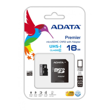 A-Data 16GB microSDHC Class 10 UHS-I U1 + adapterrel memóriakártya