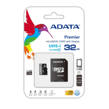 A-Data 32GB microSDHC Class 10 UHS-I U1 + adapterrel memóriakártya
