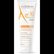 A-Derma PROTECT KIDS naptej gyermekeknek nagyon magas SPF50+ védelemmel, 250ml (3282770110258) naptej, napolaj