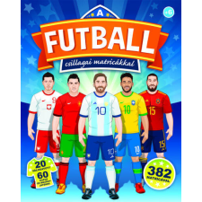 A futball csillagai matricákkal gyermek- és ifjúsági könyv