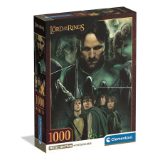 A Gyűrűk Ura Aragorn &amp; Hobbits 1000 db-os Compact puzzle Clementoni puzzle, kirakós