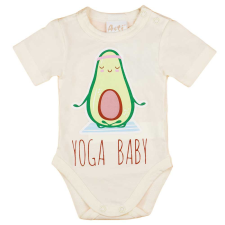 A-K Rövid ujjú baba body avokádós mintával kombidressz, body