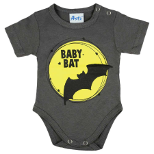 A-K Rövid ujjú baba body "Baby Bat" felirattal kombidressz, body