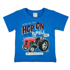 A-K Rövid ujjú kisfiú póló traktoros mintával gyerek póló