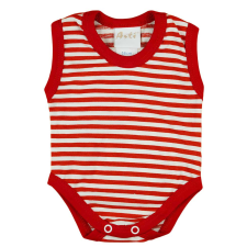 A-K Ujjatlan csíkos nyári baba body kombidressz, body