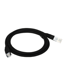 A-LAN Alantec KKU5CZA2 hálózati kábel Fekete 2 M Cat5e U/UTP (UTP) kábel és adapter