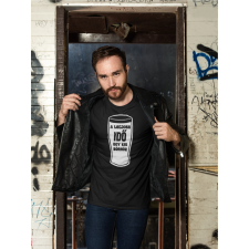  A legjobb idő egy sörhöz fekete póló egyedi ajándék