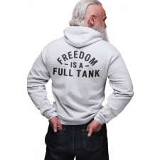 A szabadság egy teli tank - Zipzáros Pulóver női pulóver, kardigán