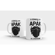  A szakállas Apák a legjobbak feliratos bögre ajándéktárgy
