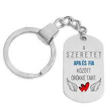 A szeretet Apa és Fia között – kulcstartó több formában és színben kulcstartó