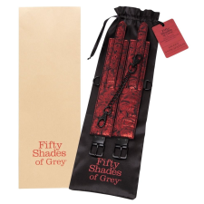 A szürke ötven árnyalata Fifty Shades Sweet Anticipation - csukló bilincsek (fekete-vörös) bilincs, kötöző