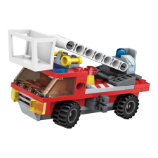  A tűzoltó lovag építőjáték - Kosaras daruskocsi 68 db-os barkácsolás, építés
