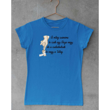 A világ számára női póló - egyedi mintás, 12 szín, S-2XL női póló
