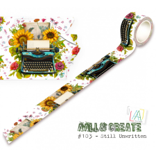 AALL & Create Dekorációs ragasztószalag 25mm - Still Unwritten - Washi Tape (1 db) dekorációs kellék