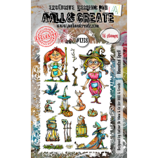 AALL &amp; Create Haunted Spell Szilikonbélyegző Stamp Set A6 1 db bélyegző