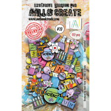 AALL & Create Kivágatok - Mad Scientist - Ephemera (1 ív) matrica