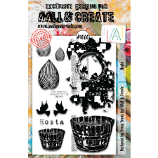 AALL &amp; Create Szilikonbélyegző A5 - Hosta - Stamp Set (1 db) bélyegző