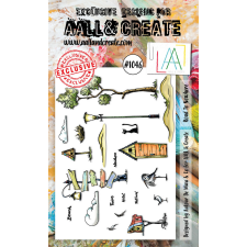 AALL &amp; Create Szilikonbélyegző A6 - Road To Nowhere - Stamp Set (1 db) bélyegző