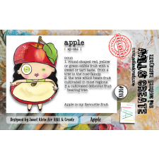 AALL &amp; Create Szilikonbélyegző A7 - Apple - Stamp Set (1 db) bélyegző