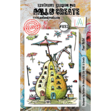AALL & Create Szilikonbélyegző A7 - Pear Hotel - Stamp Set (1 db) bélyegző