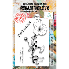 AALL & Create Szilikonbélyegző A7 - Petunia - Stamp Set (1 db) bélyegző