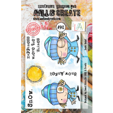 AALL & Create Szilikonbélyegző A7 - Snow Angel - Stamp Set (1 db) bélyegző