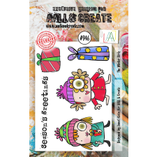 AALL &amp; Create Szilikonbélyegző A7 - The Winter Girls - Stamp Set (1 db) bélyegző