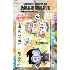 AALL &amp; Create Szilikonbélyegző A7 - Weird Science - Stamp Set (1 db) bélyegző