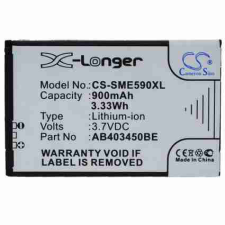  AB403450BE Akkumulátor 900 mAh mobiltelefon akkumulátor